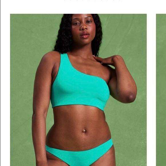 girlfriend collective Other - GIRLFRIEND COLLECTIVE aqua one strap top